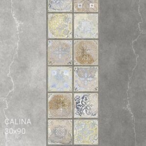 کاشی کالینا (دکور -تیره -روشن )90*30